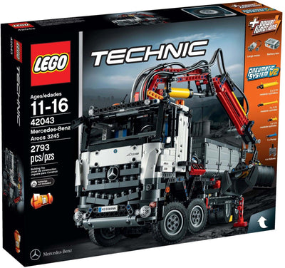 LEGO Technic 42043 Mercedes-Benz Arocs 3245 Front box art