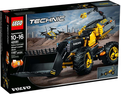 LEGO Technic 42081 Volvo Concept Wheel Loader ZEUX front box art