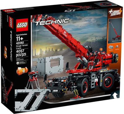 LEGO Technic 42082 Rough Terrain Crane front box art
