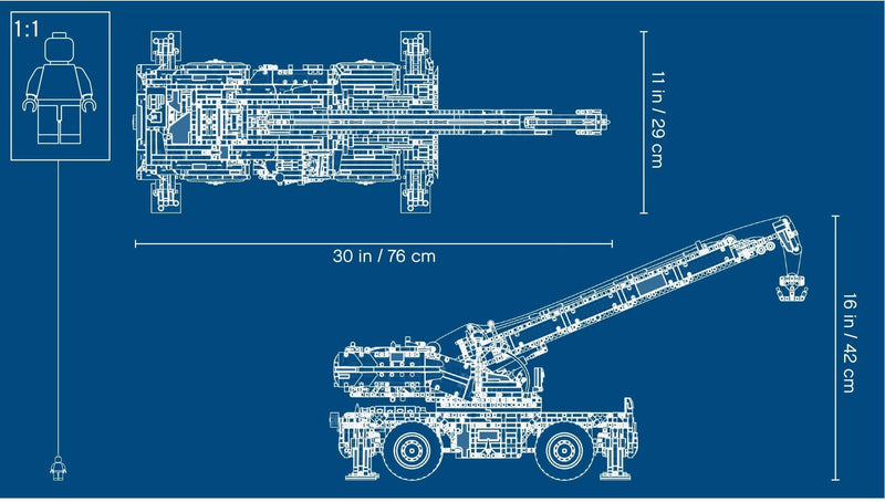 LEGO Technic 42082 Rough Terrain Crane