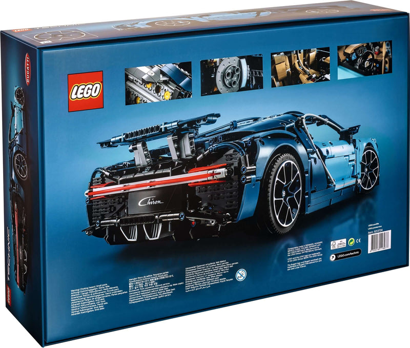 LEGO Technic 42083 Bugatti Chiron back box art