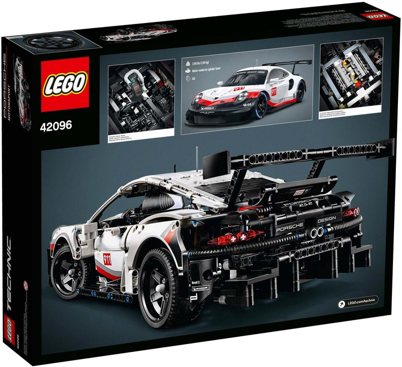 LEGO Technic 42096 Porsche 911 RSR back box art