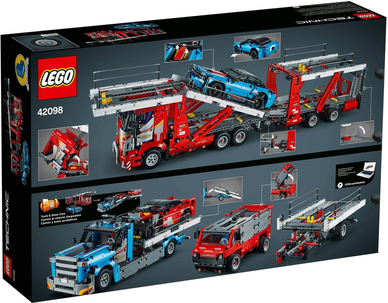 LEGO Technic 42098 Car Transporter back box art