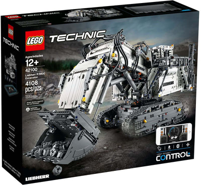 LEGO Technic 42100 Liebherr R 9800 Excavator front box art