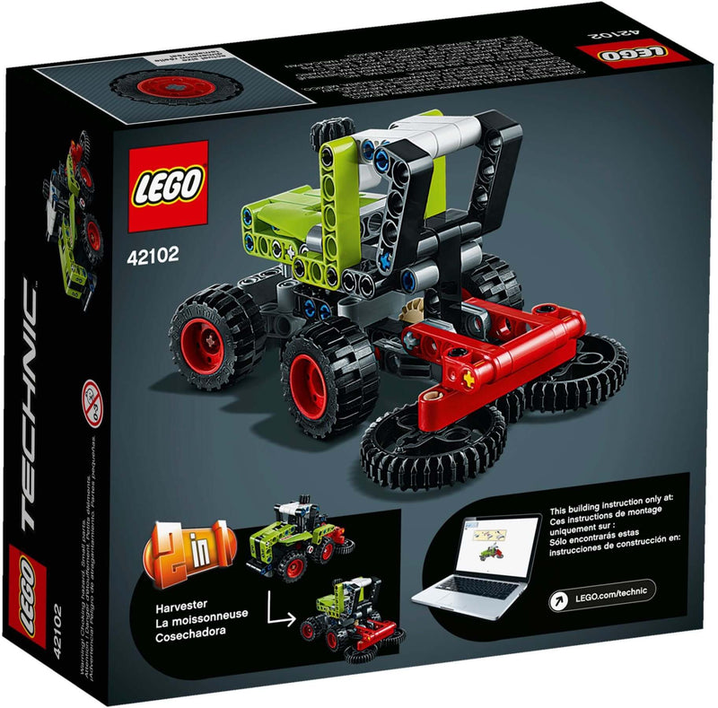 LEGO Technic 42102 Mini CLAAS XERION back box art