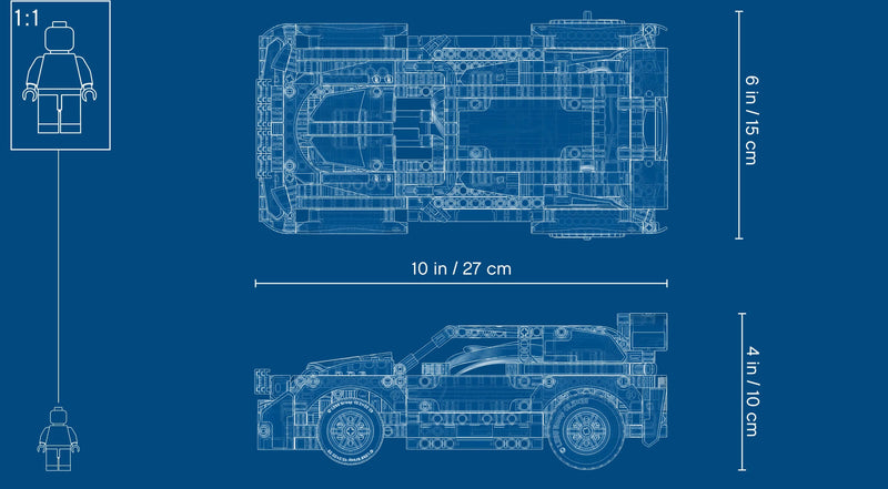 LEGO Technic 42109 App-Controlled Top Gear Rally Car