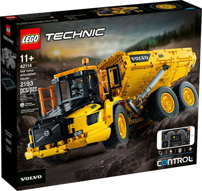 LEGO Technic 42114 6x6 Volvo Articulated Hauler front box art