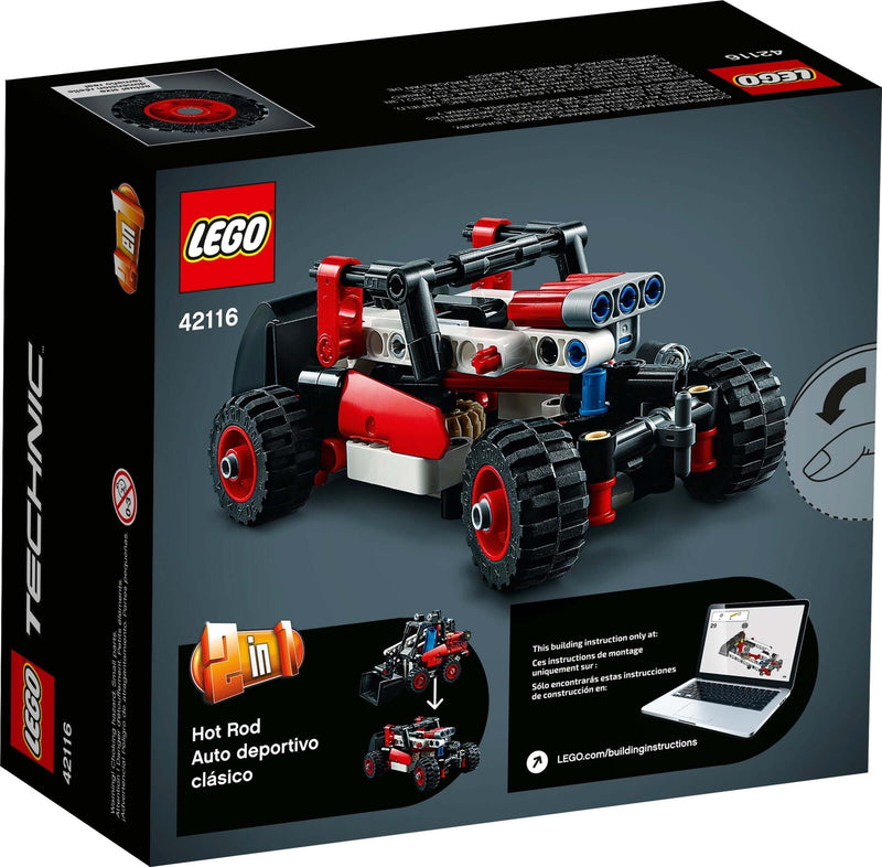 LEGO Technic 42116 Skid Steer Loader back box art