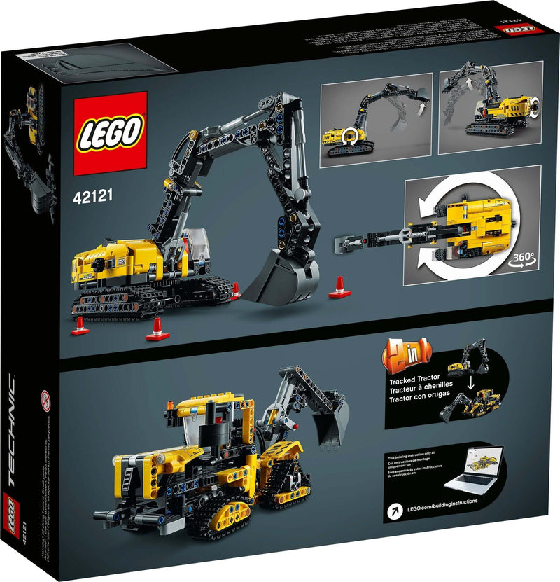 LEGO Technic 42121 Heavy-Duty Excavator back box art