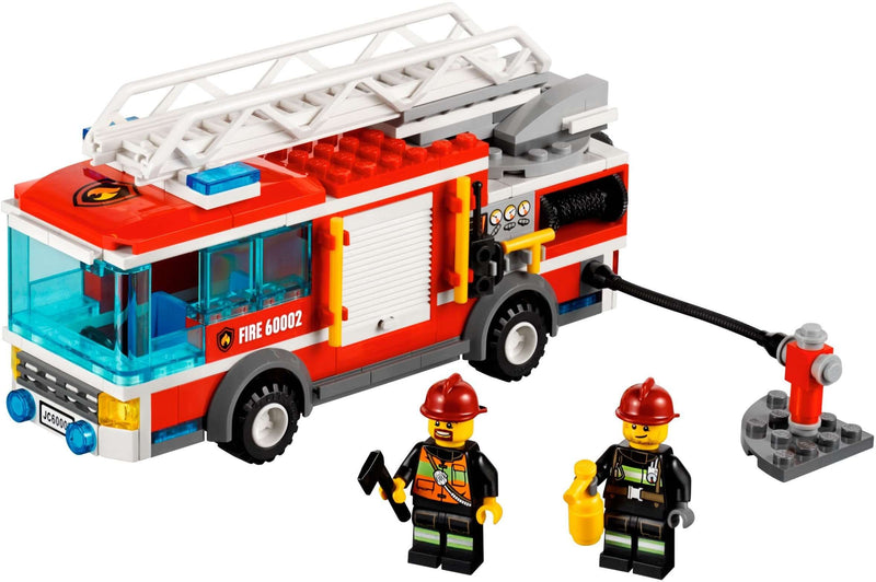 LEGO City 60002 Fire Truck and minifigures