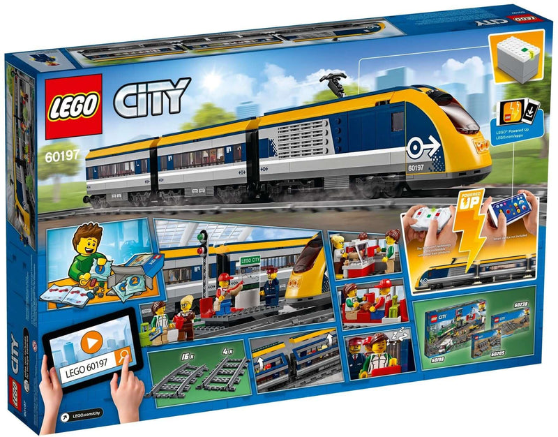 LEGO City 60197 Passenger Train (2018) back box