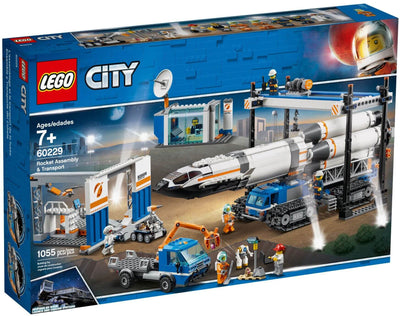 LEGO City 60229 Rocket Assembly & Transport front box art