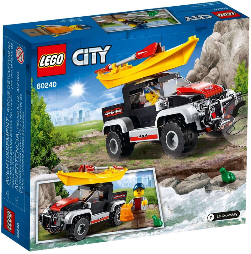 LEGO City 60240 Kayak Adventure back box