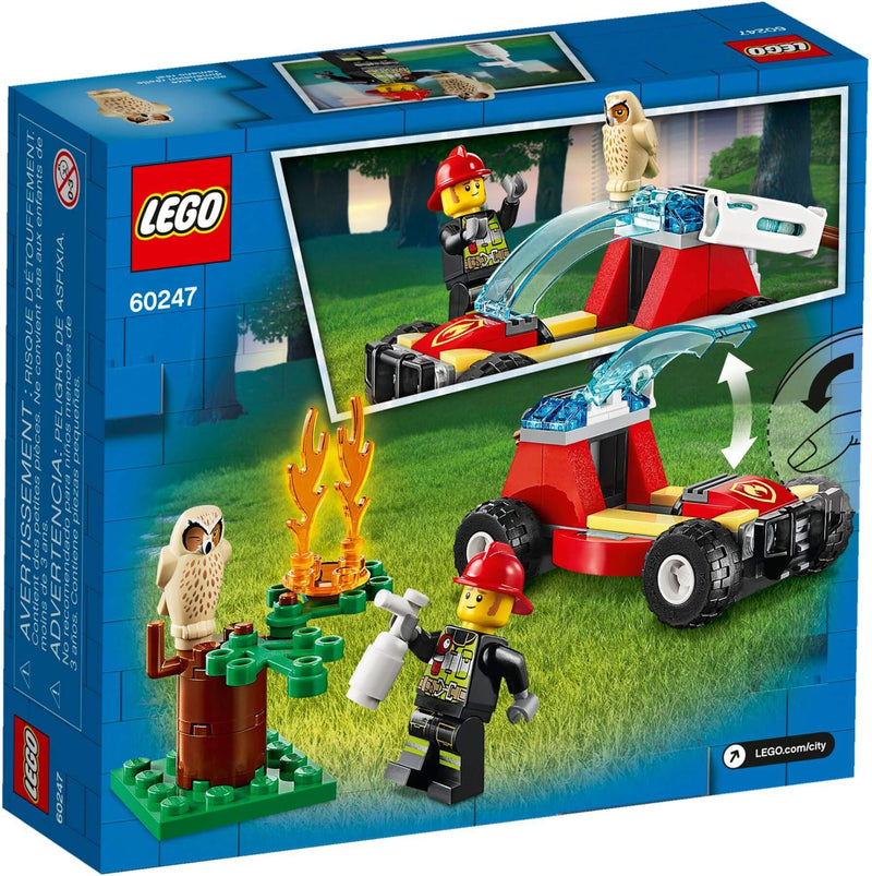 LEGO City 60247 Forest Fire back box
