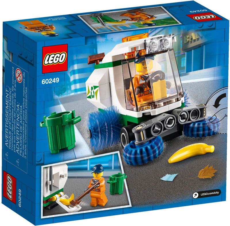 LEGO City 60249 Street Sweeper back box