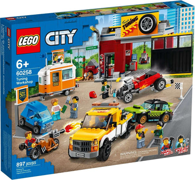 LEGO City 60258 Tuning Workshop box set