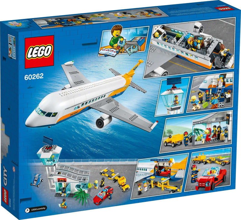 LEGO City 60262 Passenger Airplane back box
