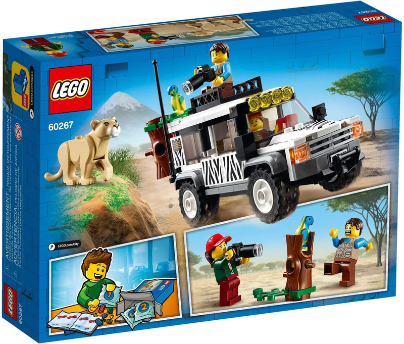 LEGO City 60267 Safari Off-Roader back box