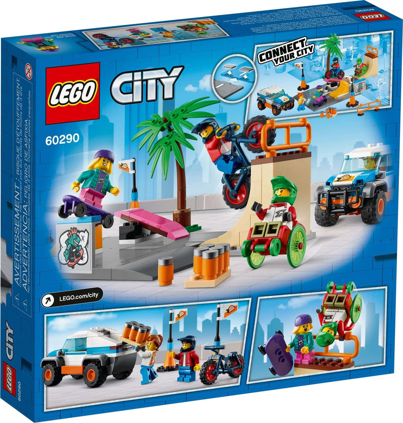 LEGO City 60290 Skate Park back box