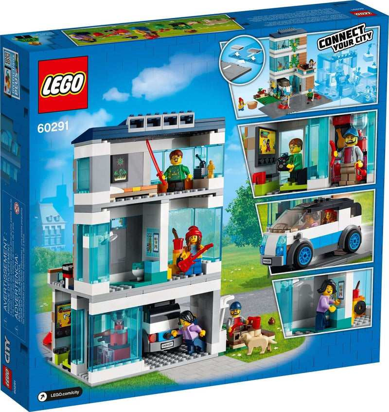 LEGO City 60291 Family House back box art