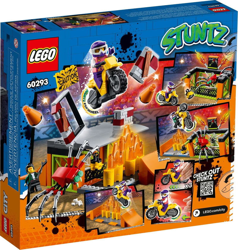 LEGO City 60293 Stunt Park back box art