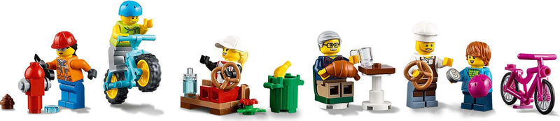 LEGO City 60306 Shopping Street minifigures