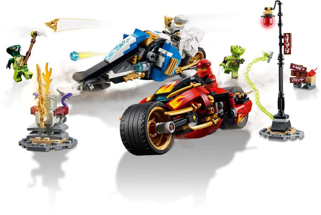 LEGO Ninjago 70667 Kai's Blade Cycle Zane's Snowmobile