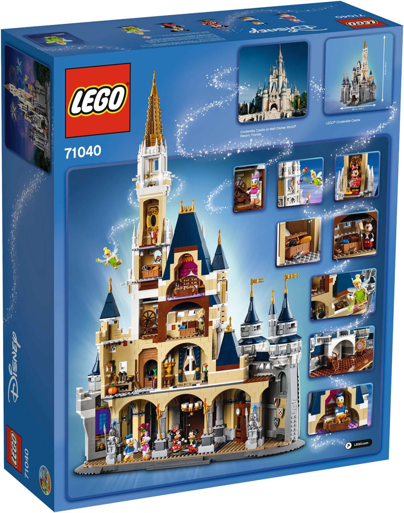 LEGO Disney 71040 Disney Castle back box art
