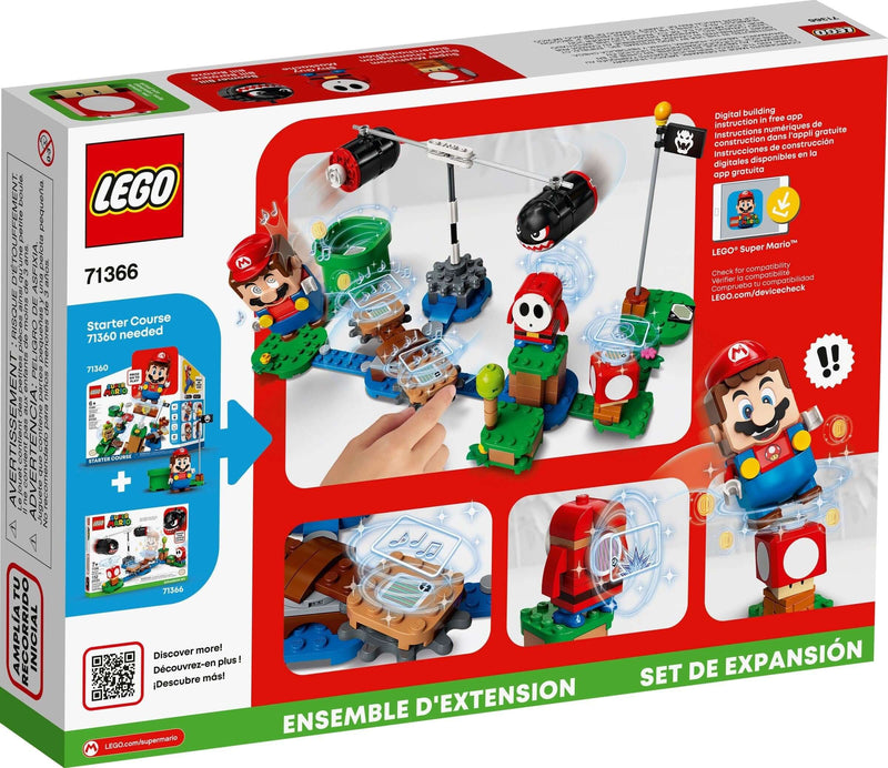 LEGO Super Mario 71366 Boomer Bill Barrage back box art