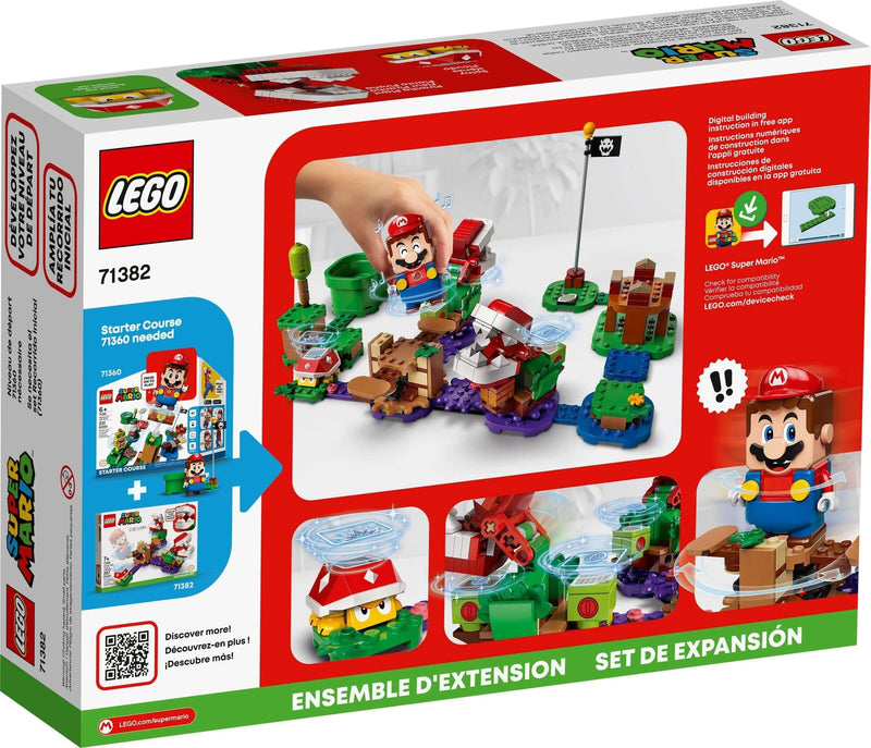 LEGO Super Mario 71382 Piranha Plant Puzzling Challenge back box art