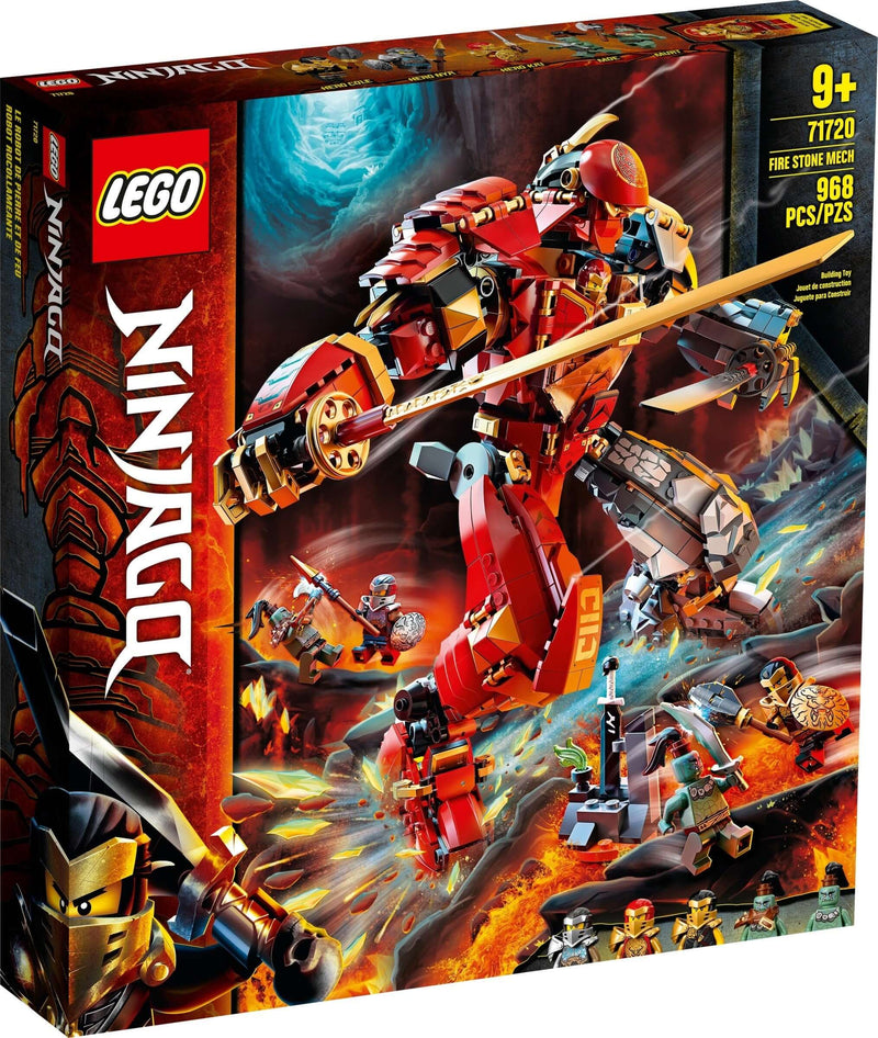 LEGO Ninjago 71720 Fire Stone Mech front box art