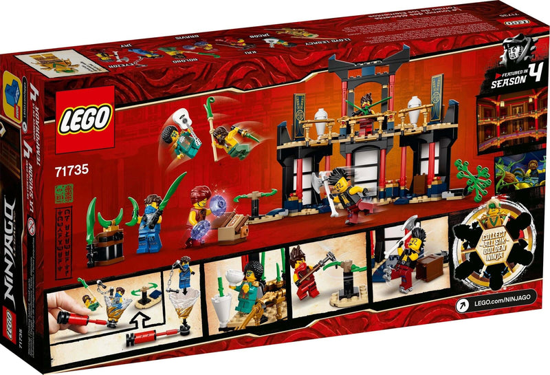 LEGO Ninjago 71735 Tournament of Elements back box art