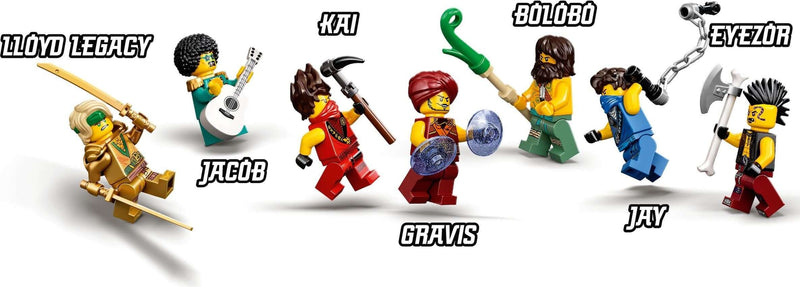 LEGO Ninjago 71735 Tournament of Elements minifigures