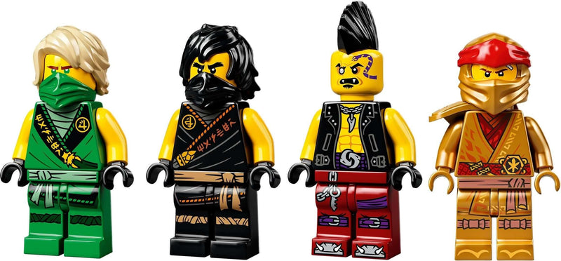 LEGO Ninjago 71736 Boulder Blaster minifigures