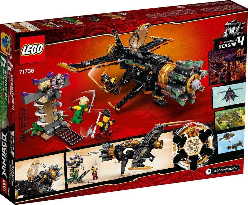 LEGO Ninjago 71736 Boulder Blaster back box art