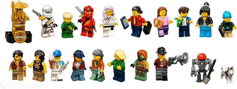 LEGO Ninjago 71741 NINJAGO City Gardens minifigures