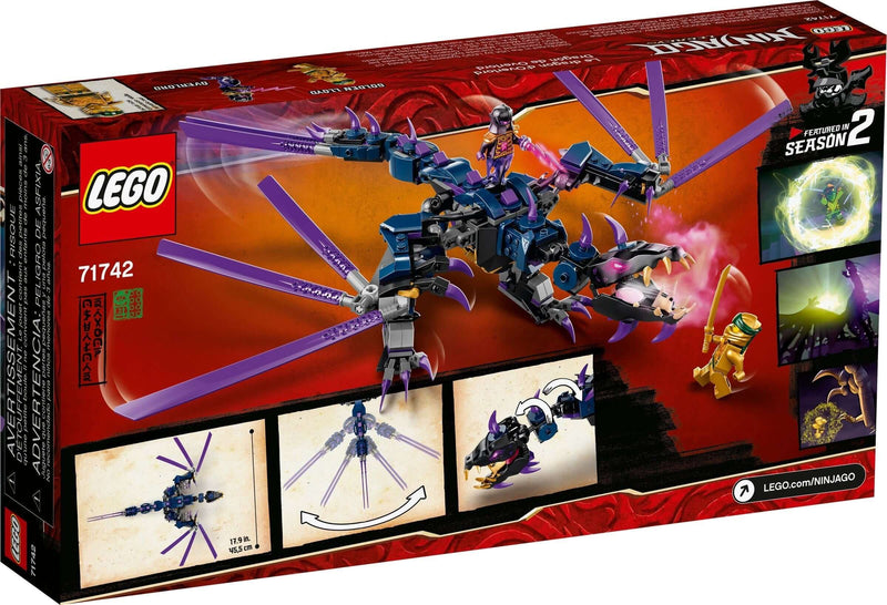 LEGO Ninjago 71742 Overlord Dragon back box art