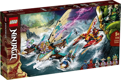 LEGO Ninjago 71748 Catamaran Sea Battle front box art