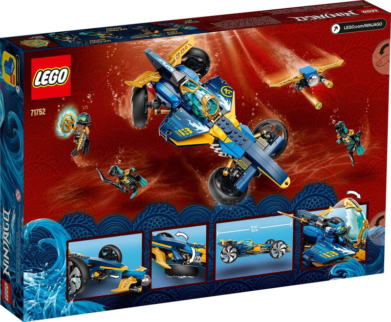 LEGO Ninjago 71752 Ninja Sub Speeder back box art
