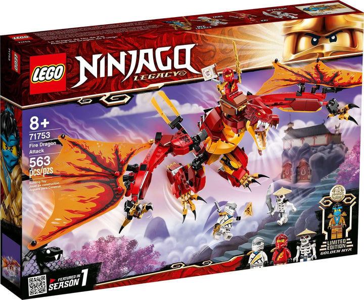 LEGO Ninjago 71753 Fire Dragon Attack Brickollector NZ
