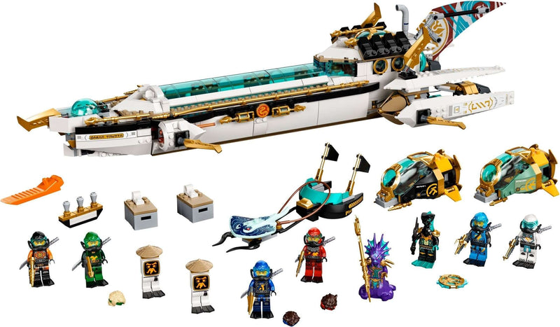 LEGO Ninjago 71756 Hydro Bounty set and minifigures