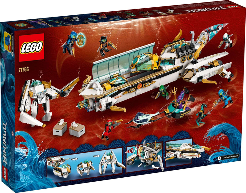 LEGO Ninjago 71756 Hydro Bounty back box art