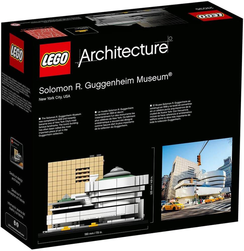 LEGO Architecture 21035 Solomon R. Guggenheim Museum back box