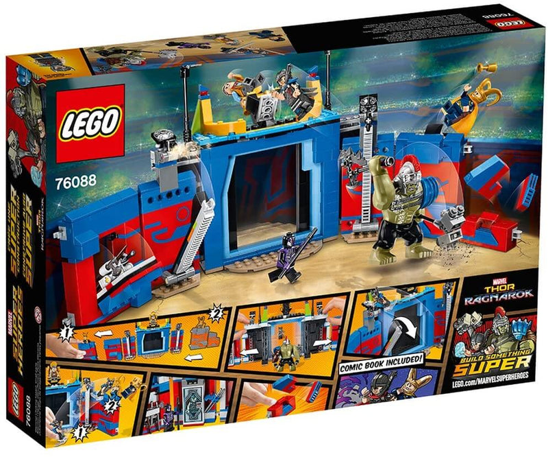LEGO Marvel Super Heroes 76088 Thor vs. Hulk: Arena Clash back box art
