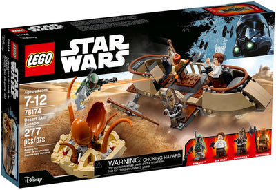 LEGO Star Wars 75174 Desert Skiff Escape front box art