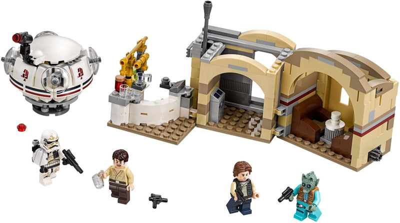 LEGO Star Wars 75205 Mos Eisley Cantina set and minifigures
