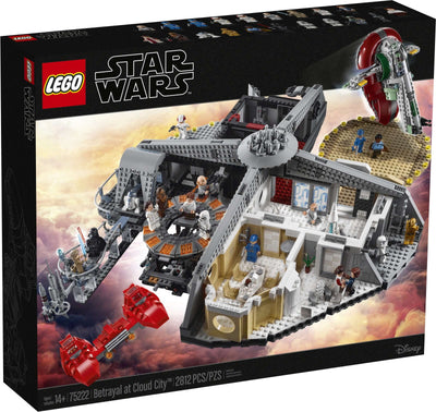 LEGO Star Wars 75222 Betrayal at Cloud City front box art