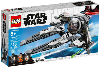 LEGO Star Wars 75242 Black Ace TIE Interceptor front box art