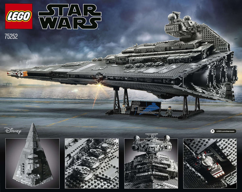 LEGO Star Wars 75252 Imperial Star Destroyer back box art