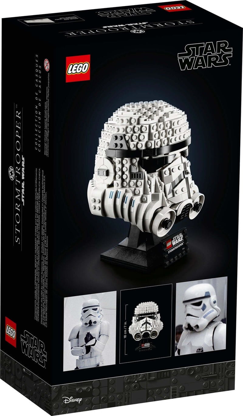LEGO Star Wars 75276 Stormtrooper Helmet back box art